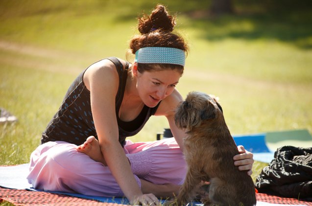 nama stay doga gives yoga a furry makeover