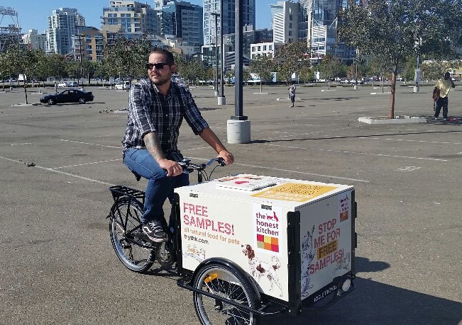 stealthy honest kitchen bike ninjas invade san diego with free swag