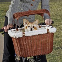 pedal pooches ride snug and comfy in hip dog bike baskets