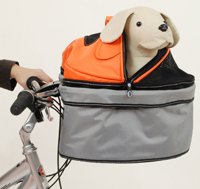 pedal pooches ride snug and comfy in hip dog bike baskets