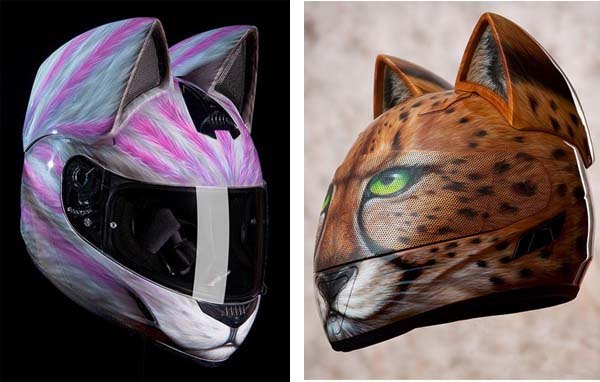 were all ears for the neko cat ears motorcycle helmet