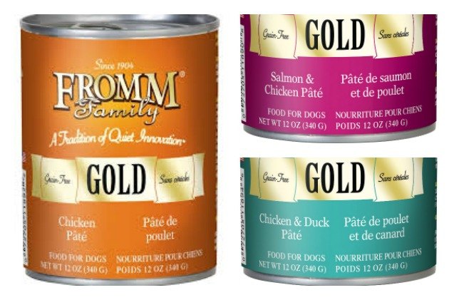 recall alert fromm gold pate dog food