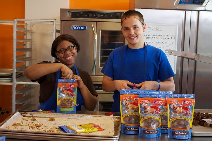 homeless youth serve up gourmet pet treats at lindy company