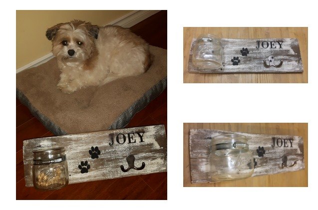 easy diy project dog leash hanger