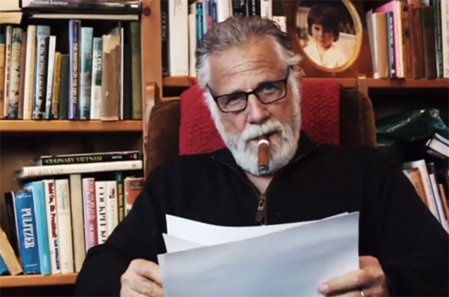 the worlds most interesting man joins the fight to end dog cancer